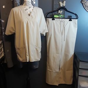 Cherokee Khaki Scrub Set